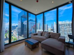ตำแหน่งวิวดีที่สุดในโครงการ 180° รัชดา Skyline! มีเพียงห้องเดียวต่อชั้น!! ขายคอนโด แอชตัน อโศก-พระราม 9 (ASHTON Asoke-Rama 9) 2 ห้องนอน 2 ห้องน้ำ 69.20 ตร.ม
