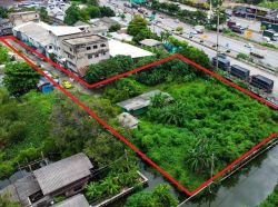 ที่ดินติดถนนกาญจนา!!! ขายฝาก ที่ดินเปล่าติดถนนกาญจนา เหมาะสร้าง บ้านอยู่อาศัยพร้อมทำธุรกิจภายในตัว พื้นที่ 493 ตรว ราคาพิเศษ!!