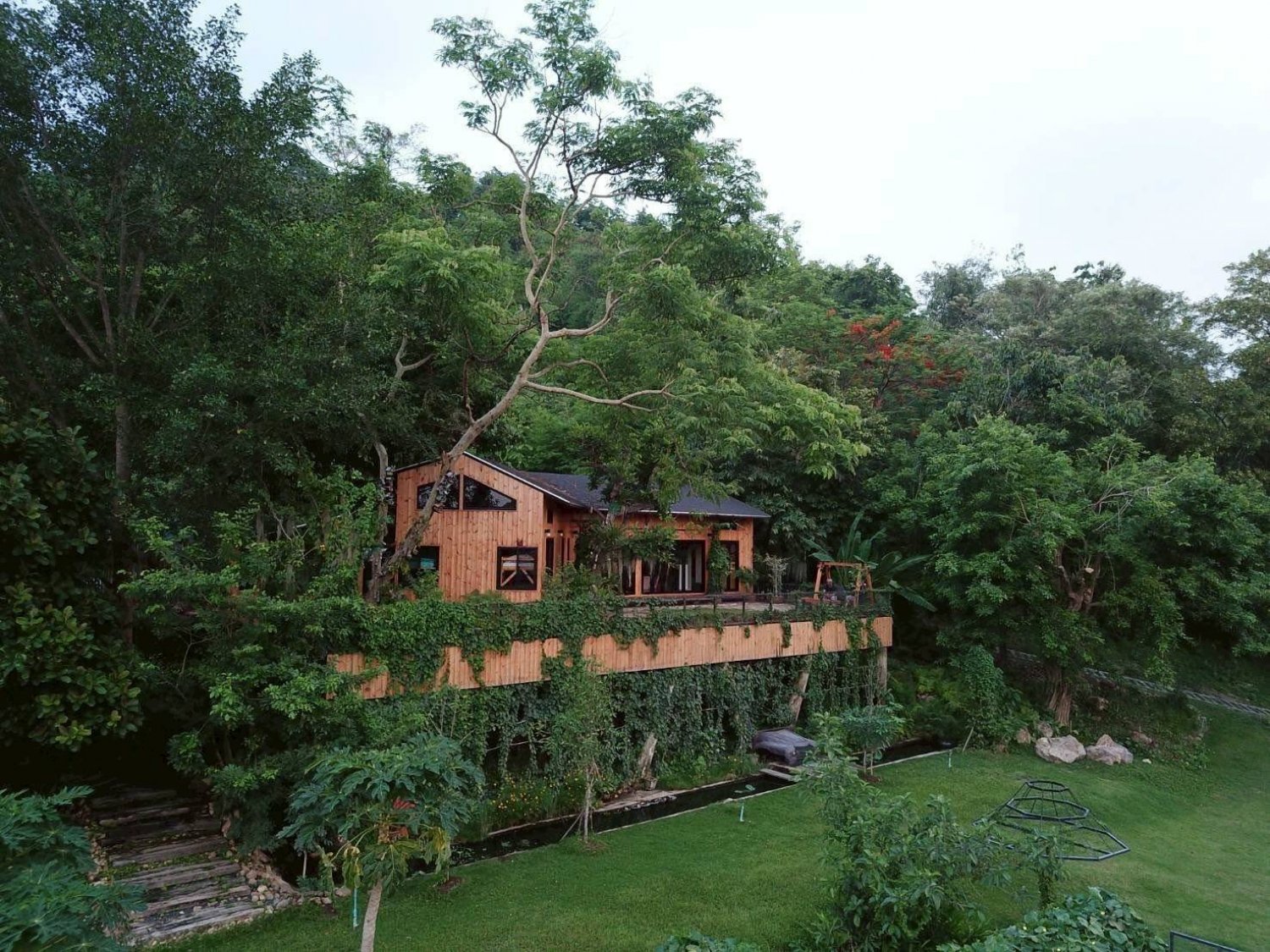 ขายบ้านสวน 3 ไร่ พื้นที่ติดเขา ชะอม เเก่งคอย สระบุรี ภาพประกอบที่ 1