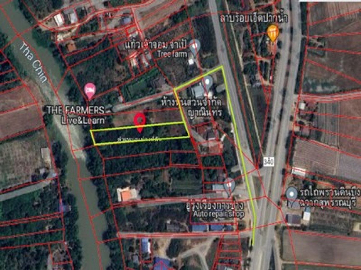 ที่ดินเปล่าติดแม่น้ำท่าจีน  ใกล้ถนนใหญ่ สุพรรณบุรี-ชัยนาท ขนาดพื้นที่ 2ไร่ 215 ตรว. ภาพประกอบที่ 1